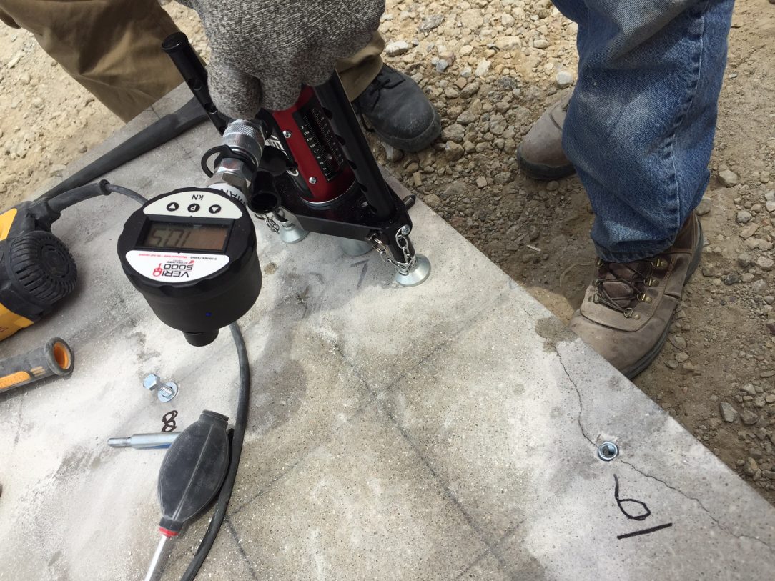 Proof Test, Concrete Anchors